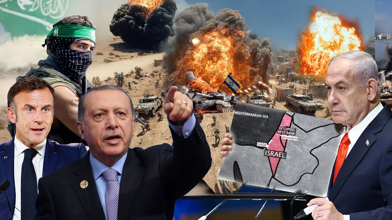 Youtube Thumnail image of : AMBISI LICIK NETANYAHU NGOTOT KUASAI GAZA! Prancis-Turki Murka Akan Serang Israel?