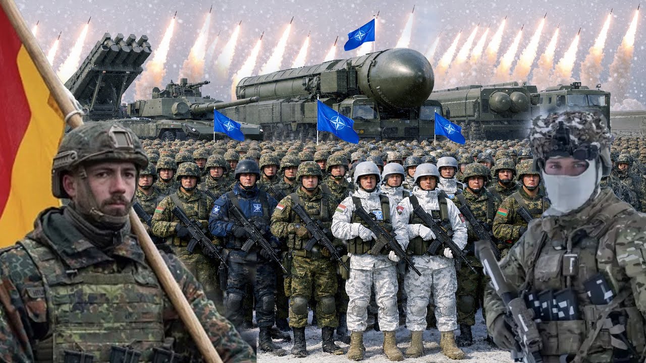 Youtube Thumnail image of : AS vs NATO SEMAKIN MEMANAS, PERANG BESAR AKAN MELETUS! erman–Prancis Kirim Pasukan Lawan AS