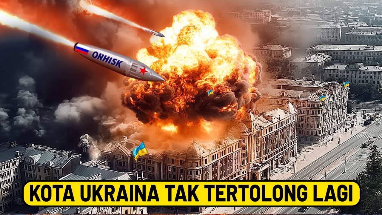 Youtube Thumnail image of : Aksi Saling Serang Rusia Ukraina! KOTA UKRAINA DIAMBANG KEHANCURAN TOTAL